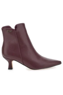 Stivaletti bordeaux con tacco a rocchetto BZD200Q5-MON DIEU Outlet
