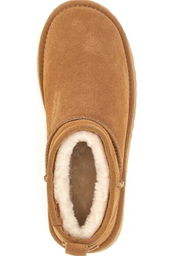 Stivaletti cammello con pelo interno stile pantofola 3547-PITTARELLO WOW Best