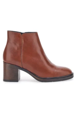 Stivaletti Cognac Vera Pelle Look 2441769-PITTARELLO Sale