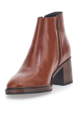 Stivaletti Cognac Vera Pelle Look 2441769-PITTARELLO Sale