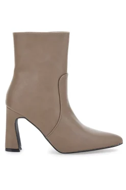 Stivaletti con Tacco Beige 749-MON DIEU Best
