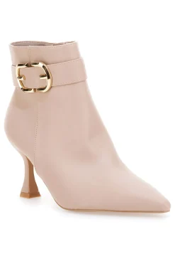 Stivaletti con Tacco Nude B8830Q10 da Donna-MON DIEU Online