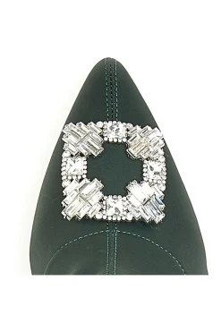 Stivaletti con Tacco Verdi 896-DAME ROSE Best