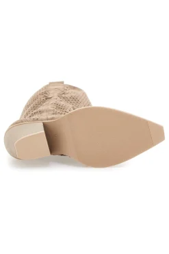 Stivaletti Khaki Con Cerniera P549-FIRST LADY Online