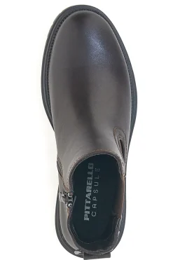 Stivaletti marroni con elastico laterale e suola carrarmato BT23059066A-PITTARELLO CAPSULE New