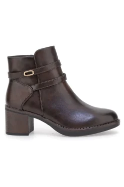 Stivaletti Marroni con Tacco Medio YDLHQ03-MON DIEU Sale