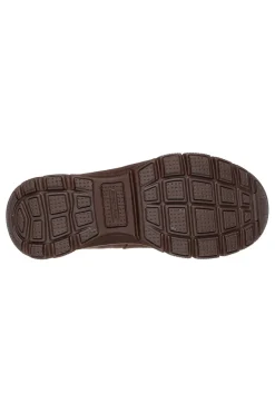 Stivaletti marroni con zip e Memory Foam Easy Going Into Fall-SKECHERS Clearance
