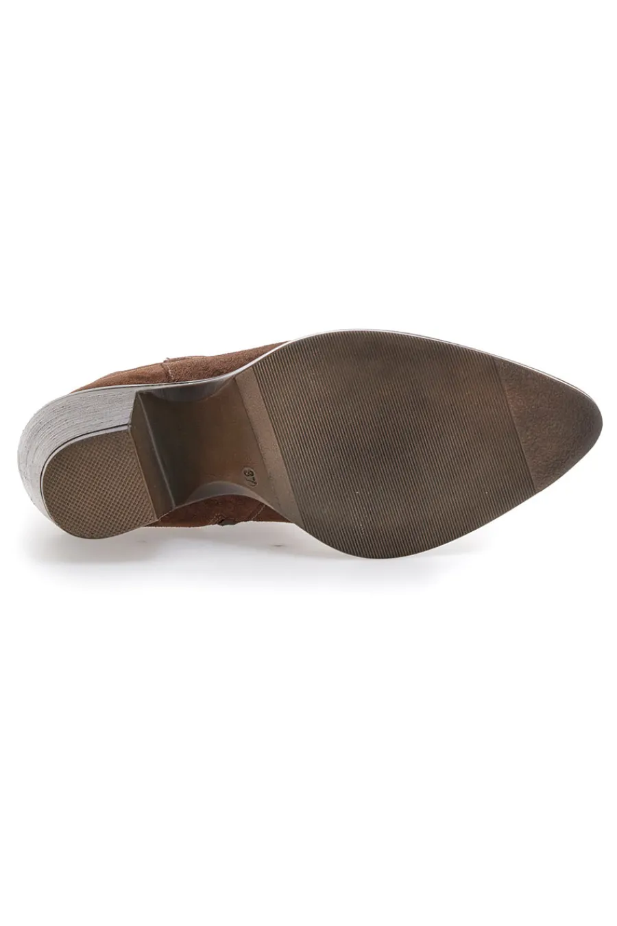 Stivaletti marroni scamosciati in vera pelle con tacco alto squadrato 6326400-PITTARELLO GLAM Best