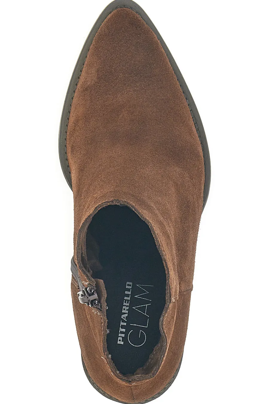 Stivaletti marroni scamosciati in vera pelle con tacco alto squadrato 6326400-PITTARELLO GLAM Best