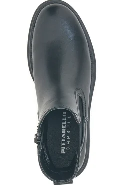 Stivaletti neri con anello decorativo e suola carrarmato capsule BT23059066A-PITTARELLO Hot