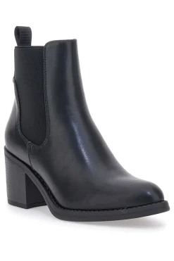 Stivaletti Neri con Elastici Laterali e Tacco Largo Capsule 24186006-PITTARELLO Best