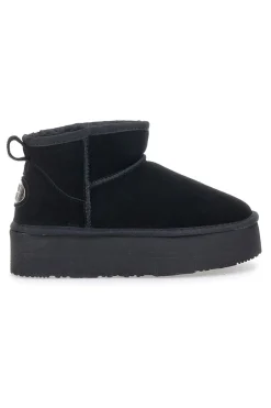 Stivaletti Neri con Pelo e Tomaia in Pelle WD5002SA-MON DIEU Online
