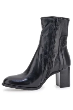 Stivaletti Neri Con Tacco 8 Cm In Vera Pelle P26206-PITTARELLO MUST HAVE Discount