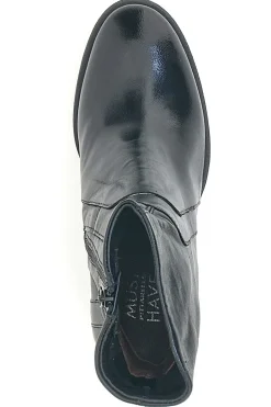 Stivaletti Neri Con Tacco 8 Cm In Vera Pelle P26206-PITTARELLO MUST HAVE Discount