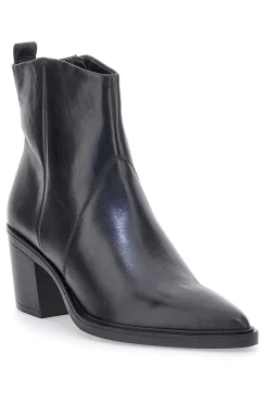 Stivaletti Neri Con Tacco In Vera Pelle 54054-PITTARELLO GLAM Online