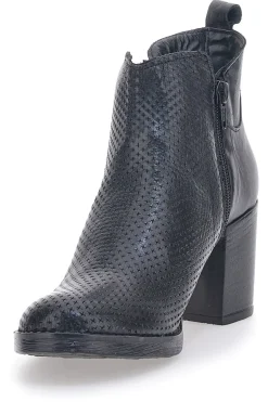 Stivaletti Neri Con Tacco 301-MON DIEU Outlet
