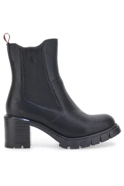 Stivaletti Neri Con Tacco 2304-PLOCADI Clearance