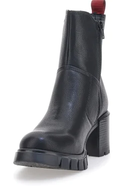 Stivaletti Neri Con Tacco 2304-PLOCADI Clearance