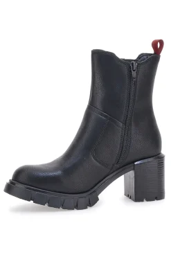Stivaletti Neri Con Tacco 2304-PLOCADI Clearance