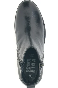 Stivaletti Neri con Tomaia in Pelle SF1202-PRIMA RIGA