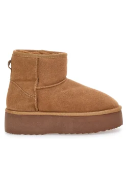 Stivaletti pantofole con suola platform e interno in pelo L1251-MON DIEU New