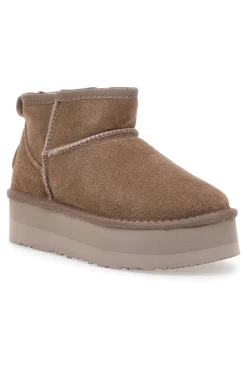Stivaletti con Pelo e Tomaia in Pelle WD5002SA-MON DIEU Best