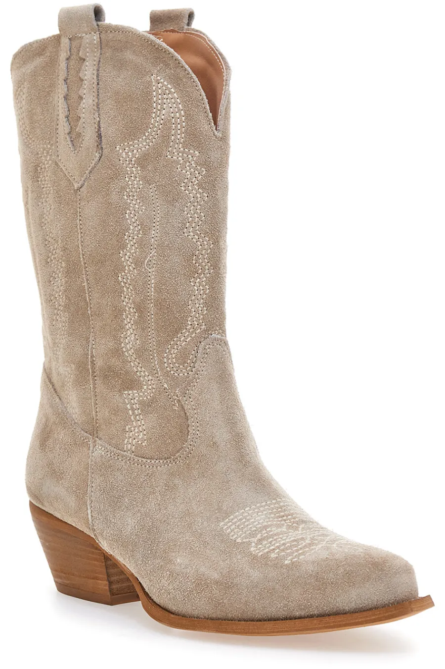 Stivaletti texani in vera pelle ricamati TEX4090-PITTARELLO LOVE Discount