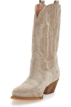 Stivaletti texani in vera pelle ricamati TEX4090-PITTARELLO LOVE Discount