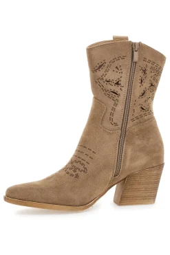 Stivaletti Texani Khaki Con Cerniera Cafè Cost H3W205816-CAFÈ COST Best