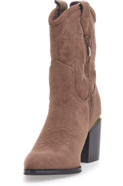 Stivaletti Texani Marroni 23056-MON DIEU Outlet