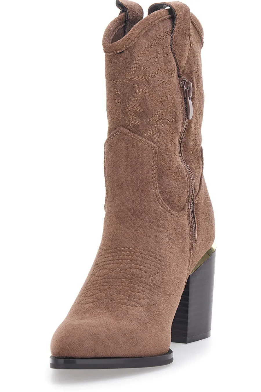 Stivaletti Texani Marroni 23056-MON DIEU Outlet
