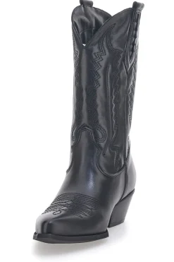 Stivaletti Texani Neri Con Tomaia Ricamata Made in Italy TEX4090-PITTARELLO LOVE Hot