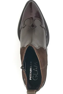 Stivaletti Texani In Vera Pelle 54265-PITTARELLO GLAM Online
