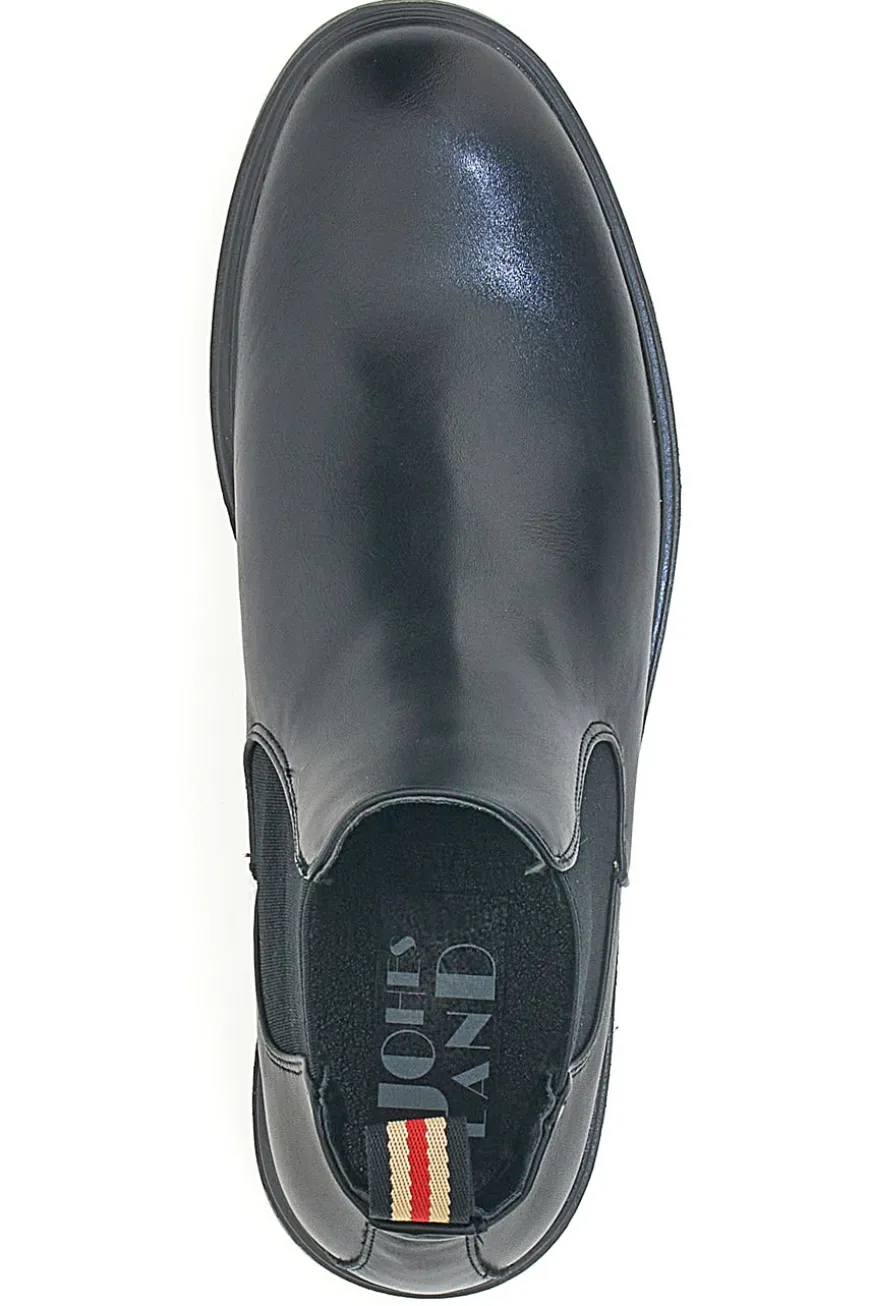 Stivaletto nero con elastici laterali JOHES LAND 180141