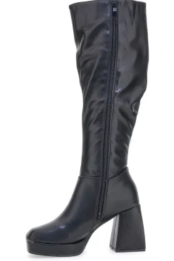 Stivali Alti con Tacco Neri 27274-PUSHY WAMP Best