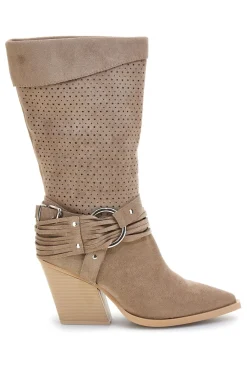 Stivali Beige traforati con fibbie Cafe' cost P723-CAFÈ COST Best