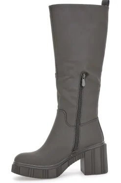 Stivali Grigio/Verdi Con Tacco a Blocco 837-DAME ROSE Clearance