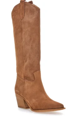Stivali marroni in vera pelle stile texano TEX902-PITTARELLO LOVE