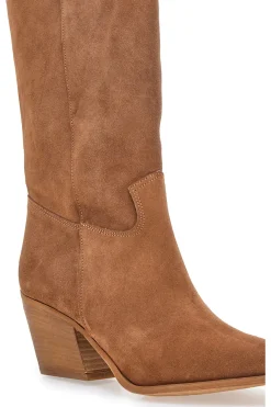Stivali marroni in vera pelle stile texano TEX902-PITTARELLO LOVE
