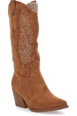 Stivali marroni stile western con ricami Cafè cost RQ2616-CAFÈ COST New