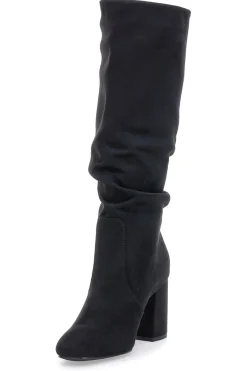 Stivali neri al ginocchio con tacco e gambale morbido BT2140004-PITTARELLO CAPSULE Online