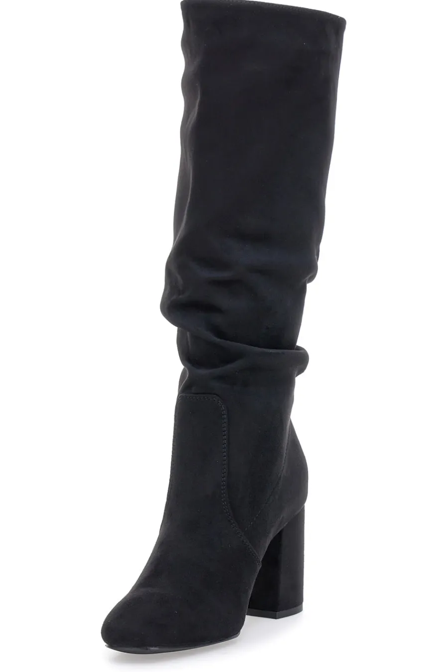 Stivali neri al ginocchio con tacco e gambale morbido BT2140004-PITTARELLO CAPSULE Online