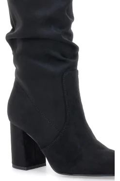 Stivali neri al ginocchio con tacco e gambale morbido BT2140004-PITTARELLO CAPSULE Online