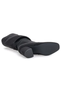 Stivali neri al ginocchio con tacco e gambale morbido BT2140004-PITTARELLO CAPSULE Online