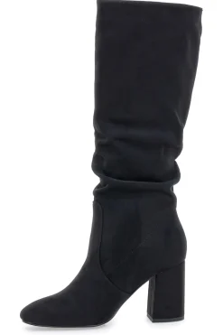 Stivali neri al ginocchio con tacco e gambale morbido BT2140004-PITTARELLO CAPSULE Online