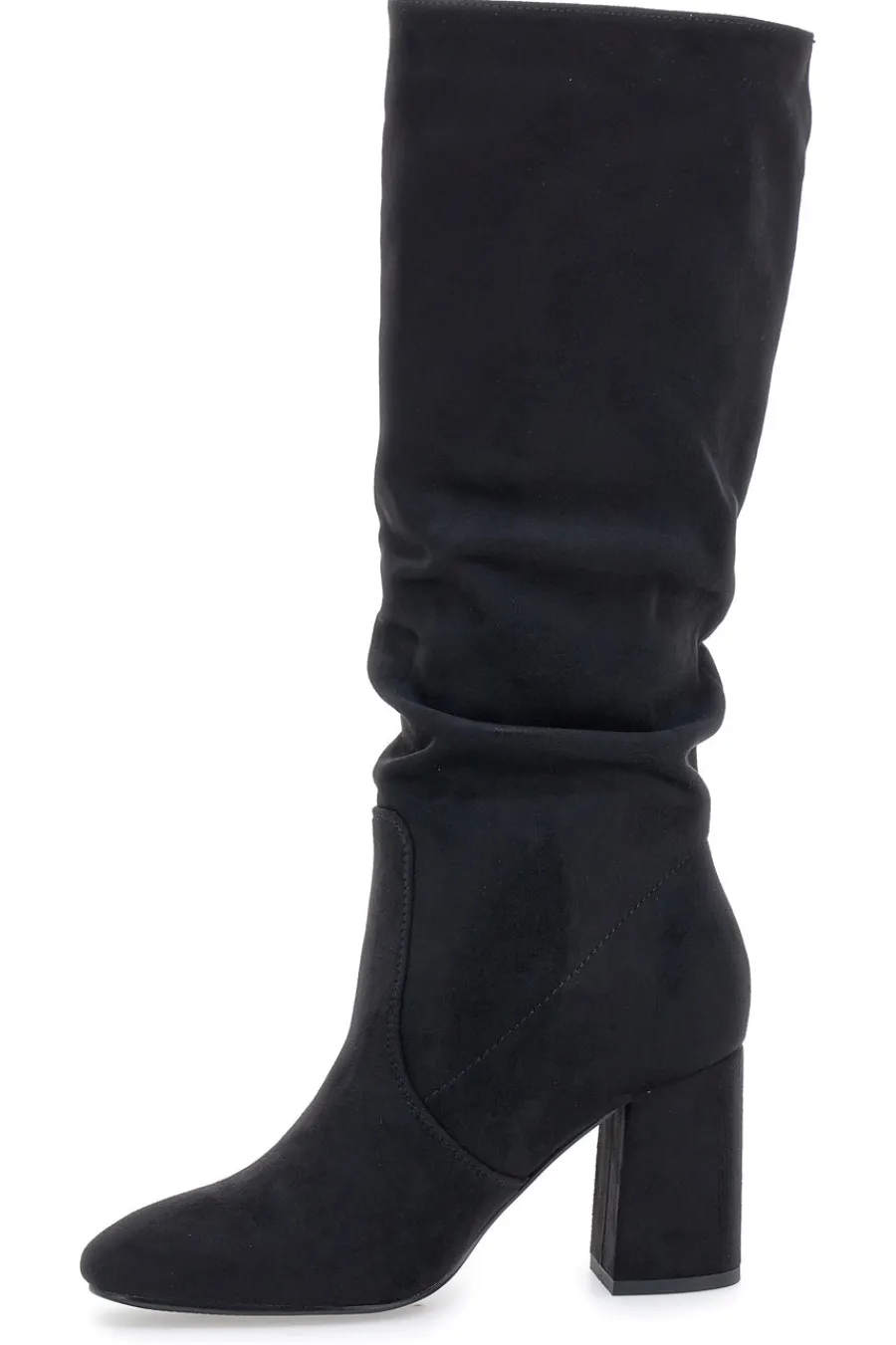 Stivali neri al ginocchio con tacco e gambale morbido BT2140004-PITTARELLO CAPSULE Online