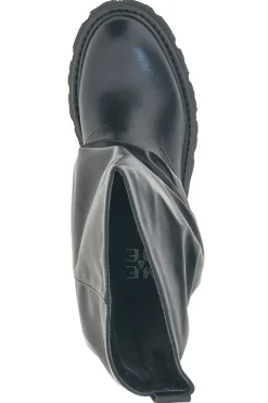 Stivali neri con gambale morbido e suola alta Me & Me 3021-ME u0026 ME Outlet