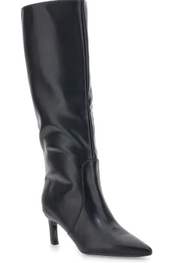 Stivali neri con tacco a spillo medio 7729X10-LE HAVRE PARIS Discount