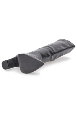 Stivali neri con tacco svasato 802-LE HAVRE PARIS Best