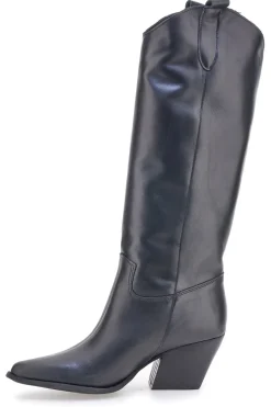 Stivali neri in vera pelle stile texano TEX902-PITTARELLO LOVE Online
